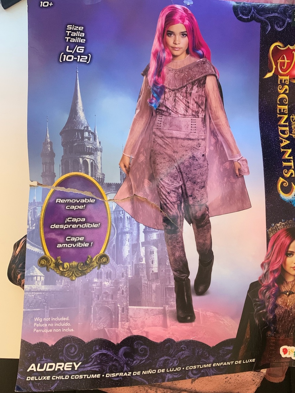 3 Audrey Girls Pink Deluxe Costume - L/G (10-12)